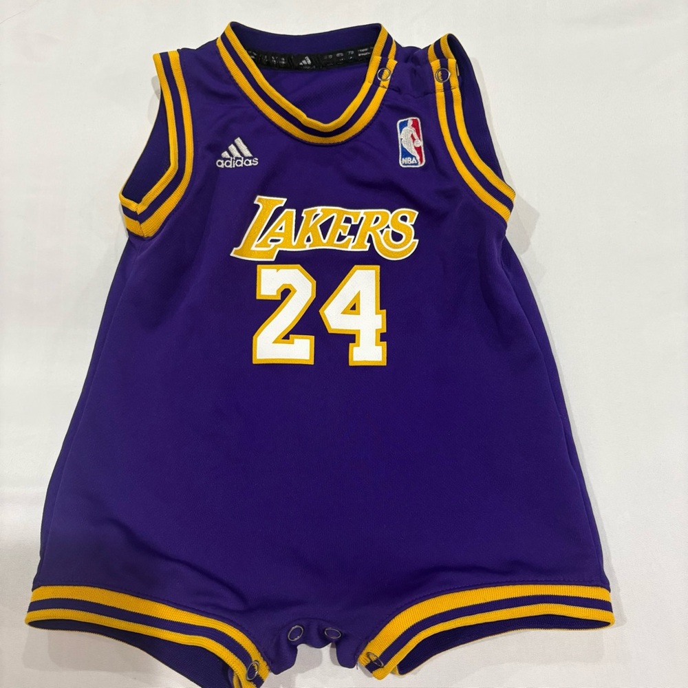 Kobe Bryant Lakers Baby Romper Jersey 18M Adidas NBA